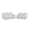 Benz - Power Recliner Set With LED Lighting And USB Charging