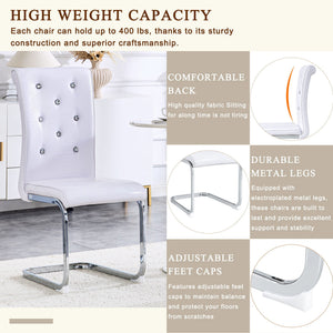 Elegant Design Upholstered Dining Chairs