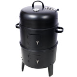 Charcoal Smoker Grill Wood Smoker Grills Outdoor Cooking 16 Inch Portable BBQ