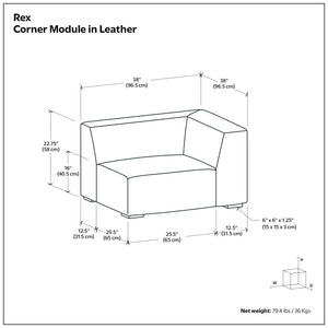 Rex - Corner Sofa Module