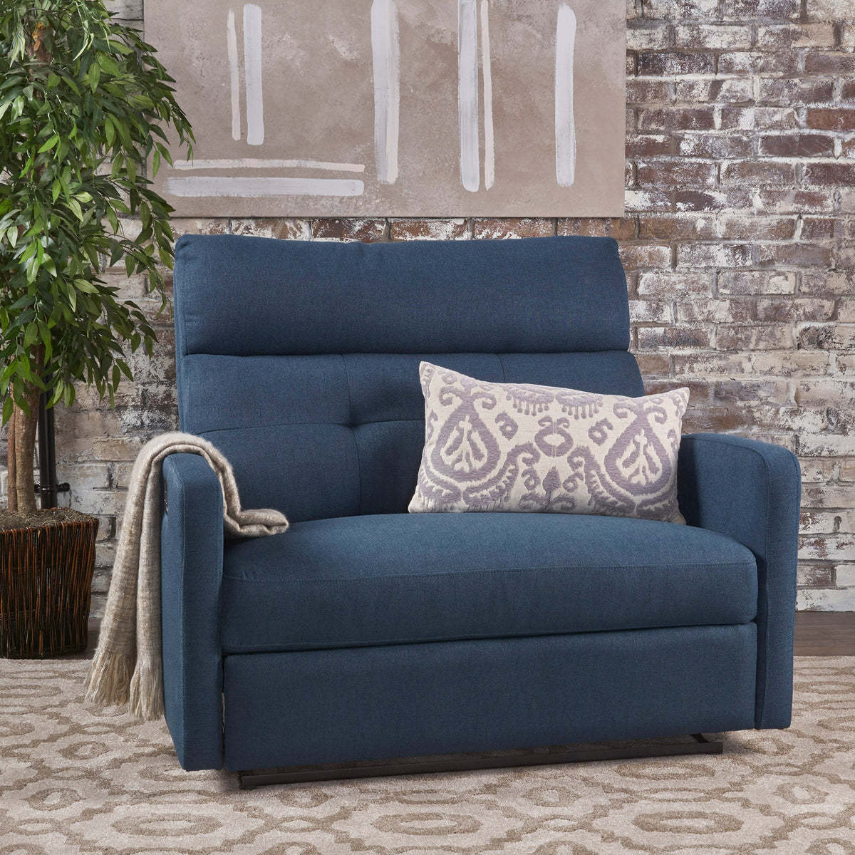 Reclining Loveseat - Leather Double Recliner Sofa