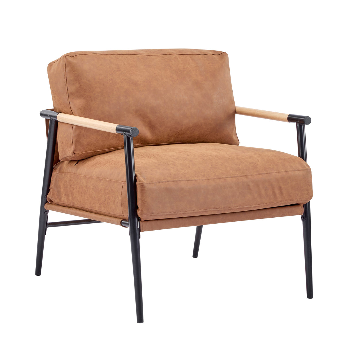 Portwyn Modern Accent Chair with Plush Cushions