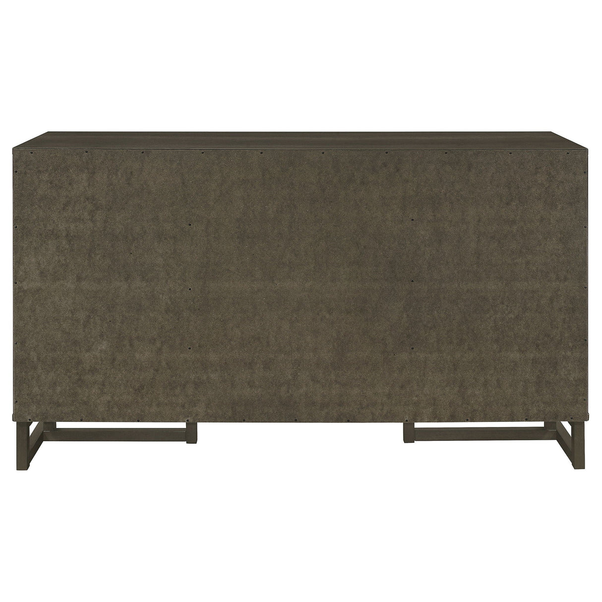Glenmoor - 3 Drawer Server With 2 Cabinets - Dark Gray