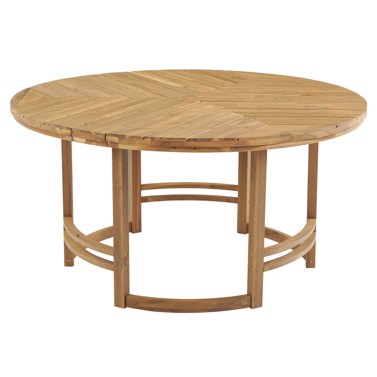 Outdoor Dining Set 5-Piece Patio Table and Chairs Set with Umbrella Hole