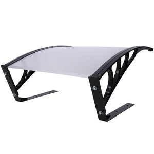 Weather Resistant Polycarbonate Canopy Outdoor Shade Cover For Robotic Lawn Mowers - Black