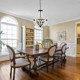 Modern White Solid Wood Chandeliers