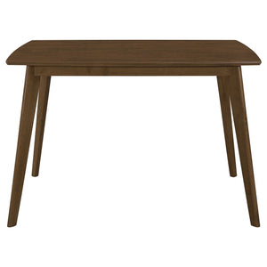 Kersey 5-piece Rectangular Dining Table Set Chestnut
