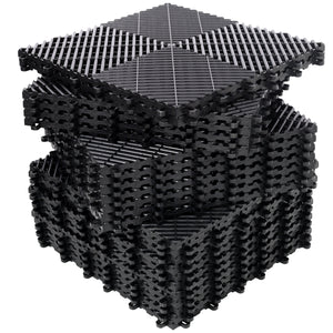 25pcs Plastic Garage Floor Mats