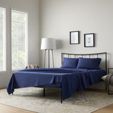 Weekender 90gsm Microfiber Sheet Set, Twin XL, Blue