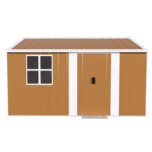 Heavy Duty Metal Storage Shed With Windows And Lockable Door