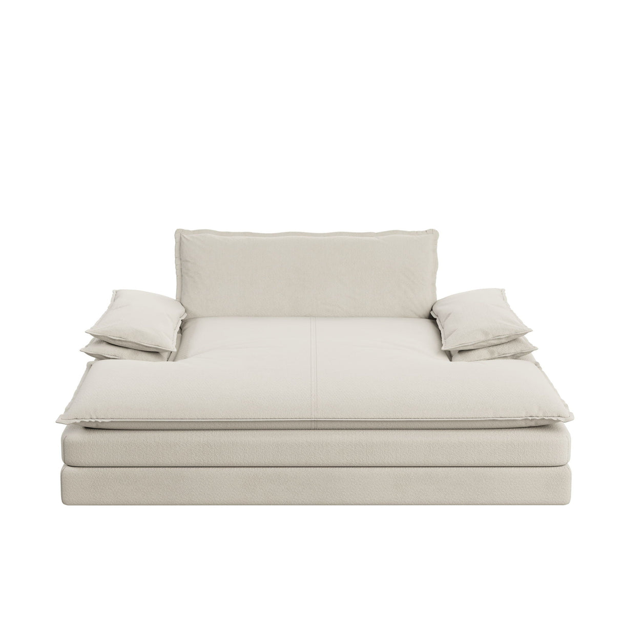 Modern Oversized Double Chaise Lounge Chair