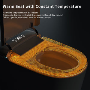 E40 Smart Toilet with Built-In Bidet and Advanced Features