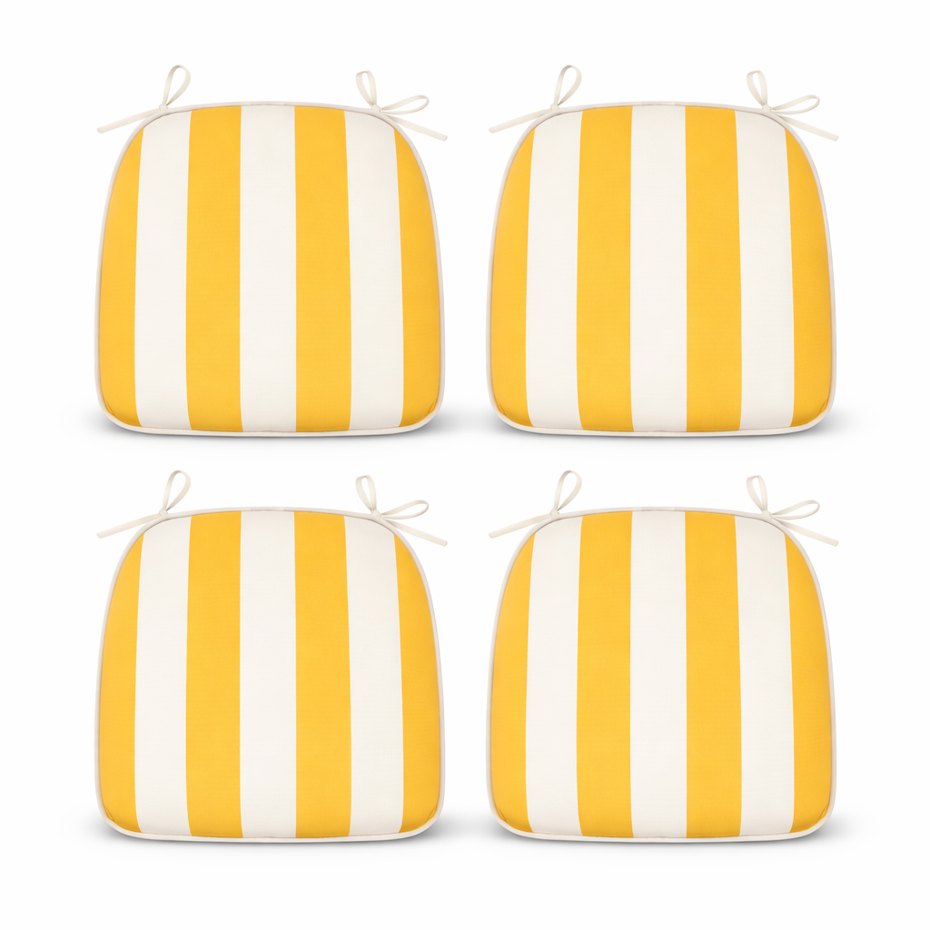 Outdoor Patio Chair Cushions (Set of 4) - Black