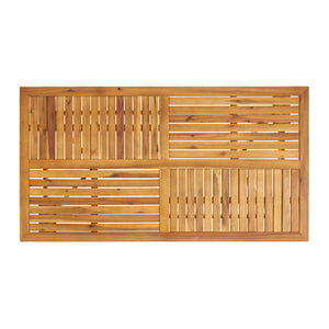 Outdoor Hermosa 7 Piece Wood Dining Set With Cushions - Teak