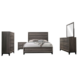 Watson Five-piece California King Bedroom Set Grey Oak