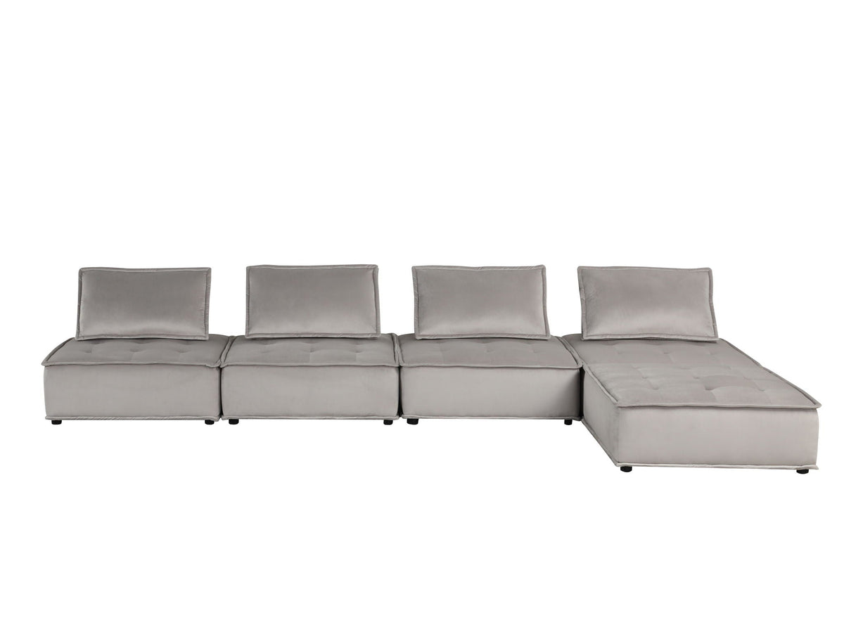 Anna - Stylish Sectional Sofa Ottoman
