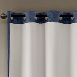 Ogee knitted jacquard total blackout curtain panel (only 1 pc panel)