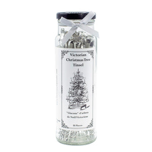 Victorian Christmas Tree Tinsel-Handmade Tin Icicle Ornaments