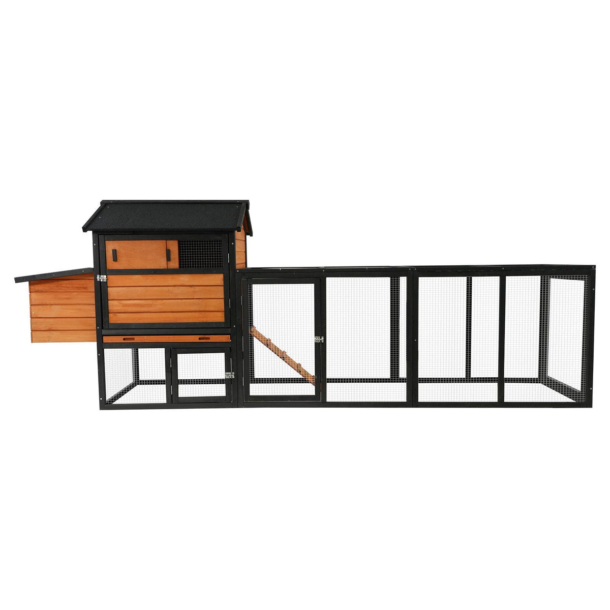 Chicken Coop With Run and Nesting Box - Multiple Sizes & Colors