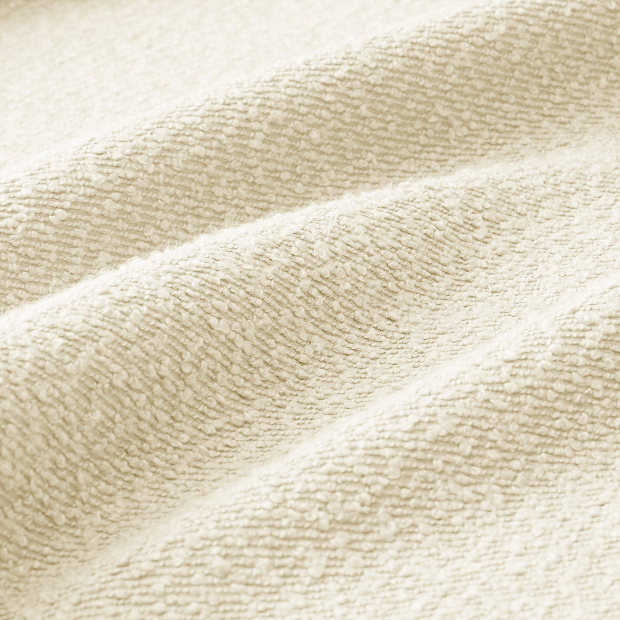 Polyester Beige Ottoman