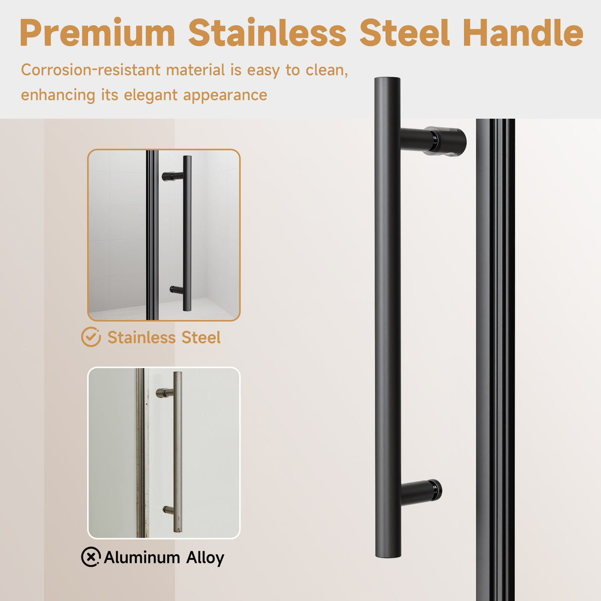 Frameless Single Sliding Shower Door