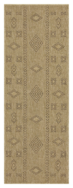 Earth GC_NTL1002 Jute/Mocha Indoor/Outdoor Area Rug