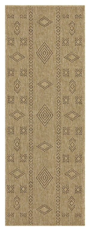 Earth GC_NTL1002 Jute/Mocha Indoor/Outdoor Area Rug