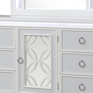 Abigale - 6 Drawer Dresser With LED (Includes Dresser Only, Mirror Not Included) - White