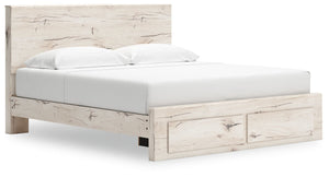 Lawroy - Panel Bed With Storage