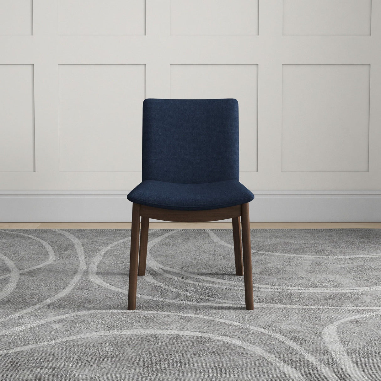Laura - Mid-Century Modern Solid Wood Dining Chair (Set of 2)