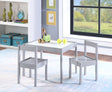 Gibson-3-Piece-Dry-Erase-Kids-Table-&-Two-Chair-Set,-Gray-Kids-Chairs