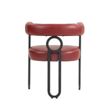 House hold contemporary designed upholstered accent/dining chair/barrel side chairs set of 2