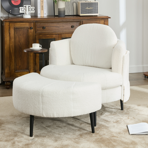 42.5' Single Sofa Chair in White