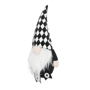 Set of 2, 8.3x4.7x15.7" Fabric Gnome Decor