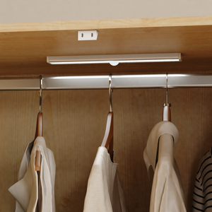 4 Doors Wardrobe Closet with Mirror, LED Lighting & Storage