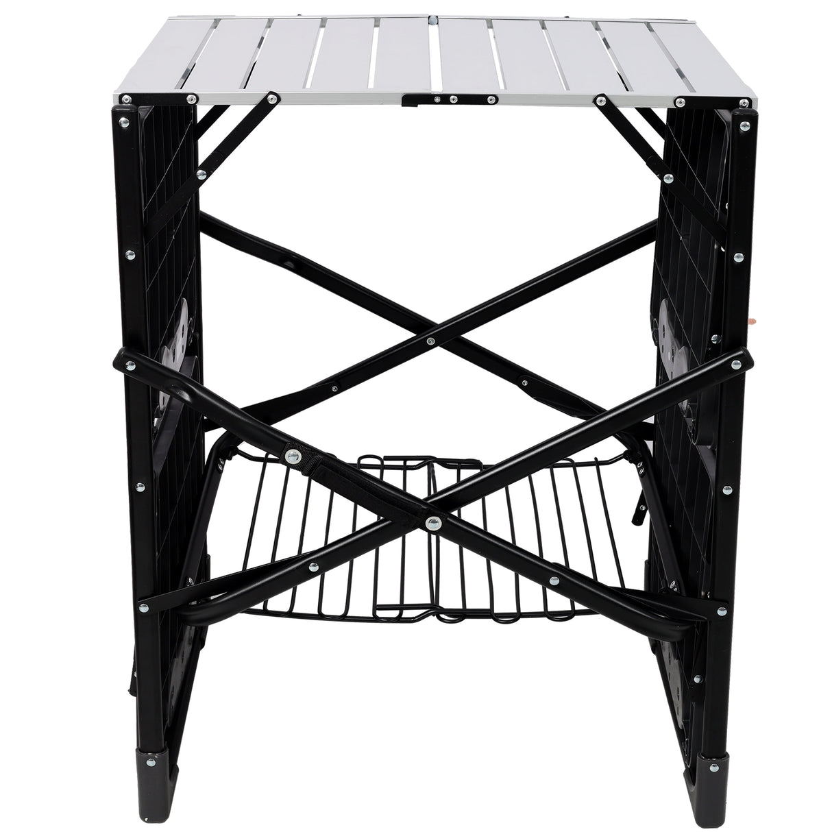 Folding Camping Kitchen Table - Portable Outdoor Cooking Station