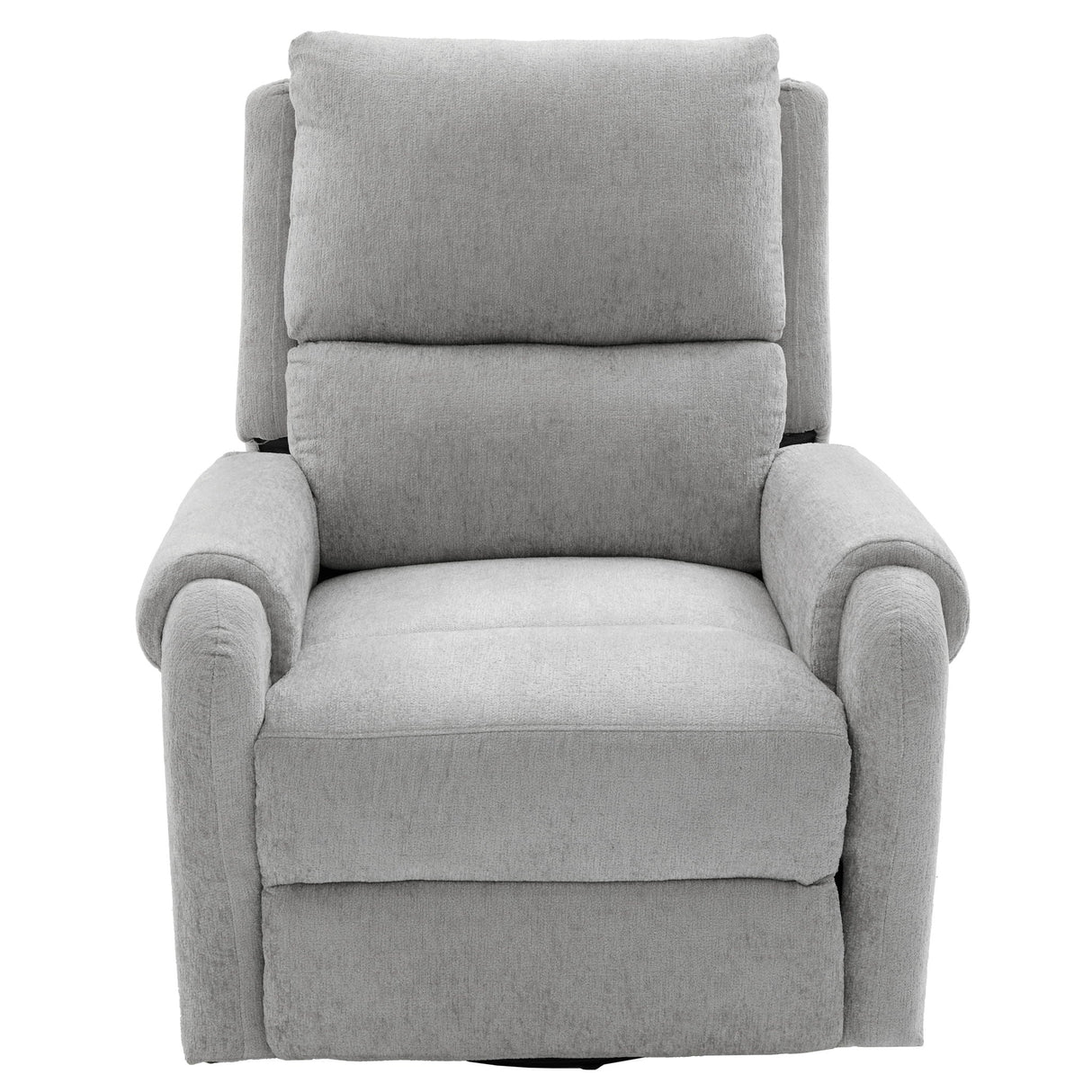 Manual Recliner Massage Chair with Swivel Rocker and 8 Massage Modes