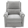 Manual Recliner Massage Chair with Swivel Rocker and 8 Massage Modes