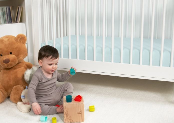 BedGear Dri-Tec Crib Sheet, Baby Blue