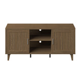 Modern 60 Inch TV Stand in Classic Walnut Finish