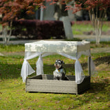 Dog Bed With Curtain
