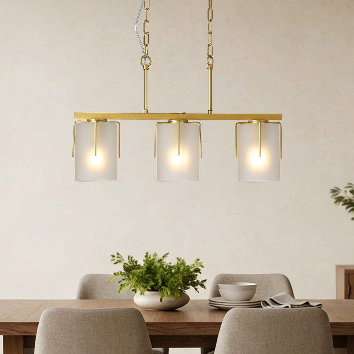 Adjustable Cylindrical Pendant Light