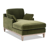 Brooding 62" Upholstered Chaise Lounge Chair with Reversible Cushions