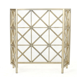 Margaret - 3 Panel Fireplace Screen Iron