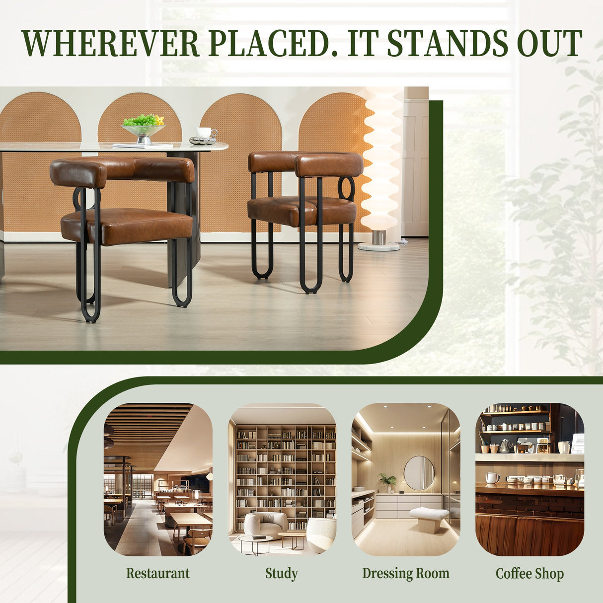 House hold contemporary designed upholstered accent/dining chair/barrel side chairs set of 2