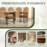 House hold contemporary designed upholstered accent/dining chair/barrel side chairs set of 2