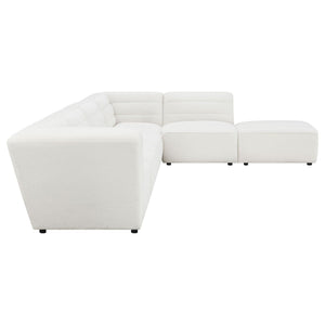 Sunny 6-piece Upholstered Modular Sectional Sofa Natural