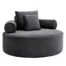Round Sofa Bed With 3 Pillows For Living Room