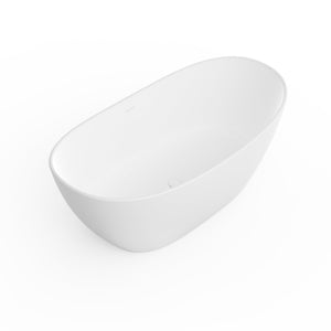 73 Inch Artificial Stone Solid Surface Freestanding Bathroom Bathtub