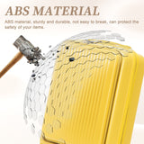 14'/20' 2-Piece ABS Spinner Wheel Luggage Set with Combination Lock